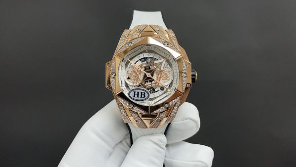 Hublot Big Bang Sang Bleu II Super Clone Watch with Cash on Delivery 1127981357 - front view