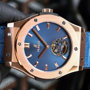 Hublot 45mm Automatic Super Clone Watch with Leather Strap & Cash on Delivery 1086287057 - side view
